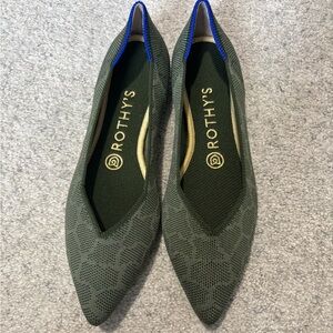 Rothy's in Safari Green